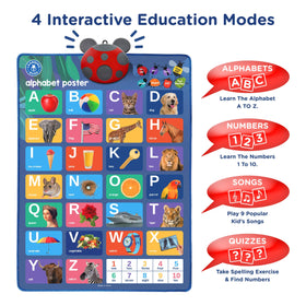 LEARNING BUGS nine-song mode enables sing-along play during daily routines.