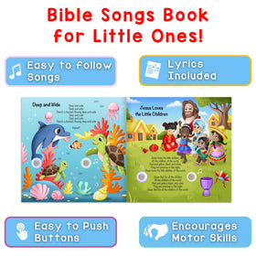 LEARNING BUGS sound-buttons for toddlers, easy press for play
