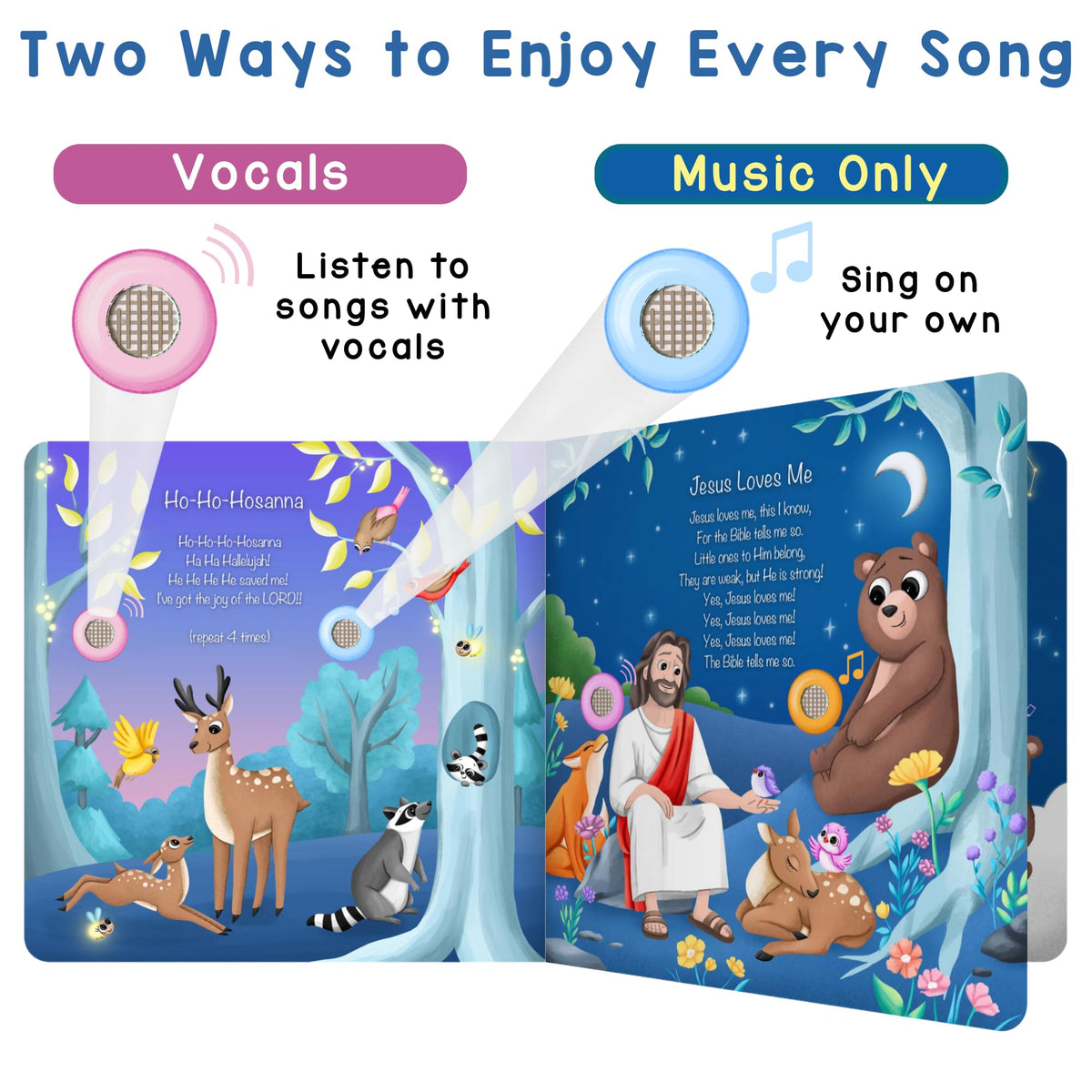 Learning Bugs lyrics pages support early word recognition through familiar tunes.