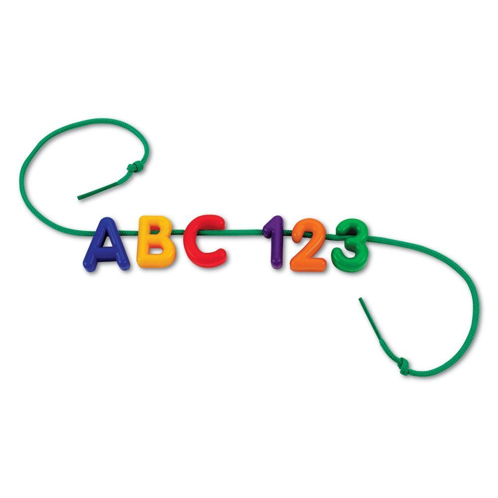 Learning Journey ten-color beads enable color sorting and letter recognition play.
