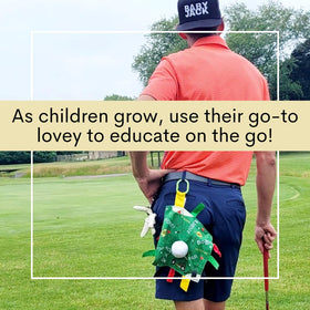 Double-stitched safety features by The Learning Lovey for secure play