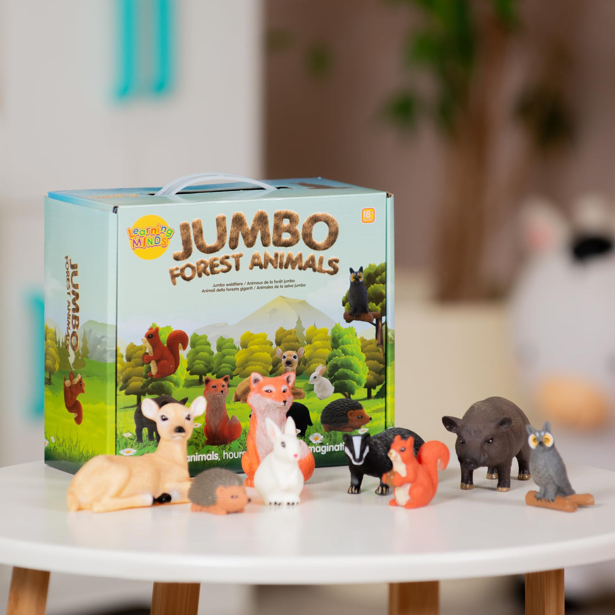 Learning Minds hedgehog figure offers compact, safe play for cozy woodland scenes