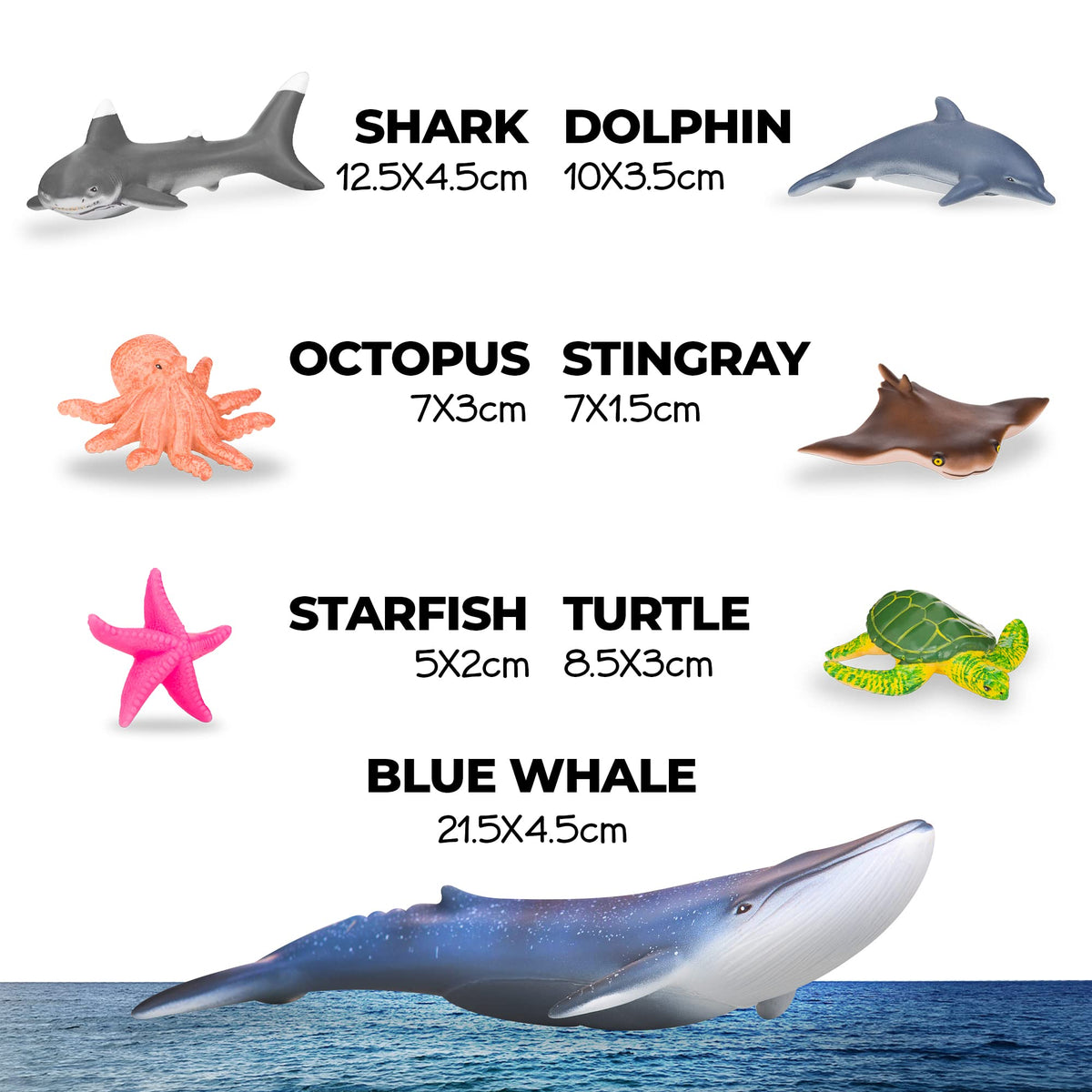 Learning Minds Jumbo Sea Animals carry box keeps toys organized and portable.