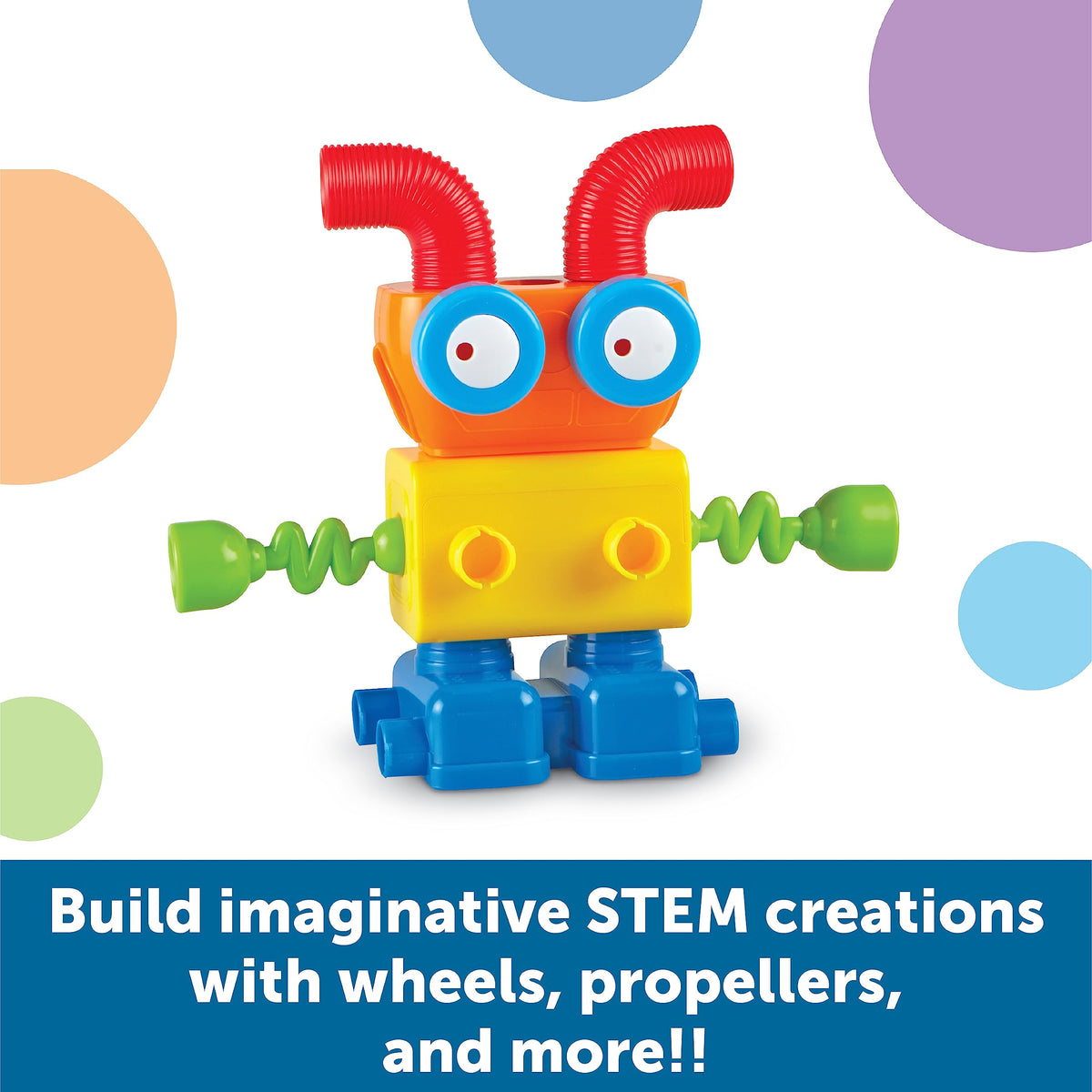 Learning Resources 123 Build It Robot Factory beginner-friendly designs support early engineering