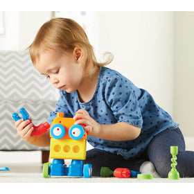 Learning Resources Build It Robot Factory colorful robot pieces spark creative play