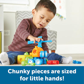 Learning Resources 123 Build It Robot Factory simple assembly steps for little hands