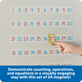 Learning Resources 4-frame magnets used for visual math demonstrations and quick number sense checks.