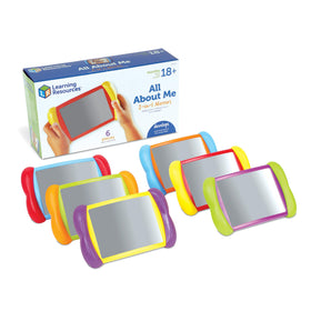 Learning Resources All About Me double-sided mirrors enable interactive self-awareness play