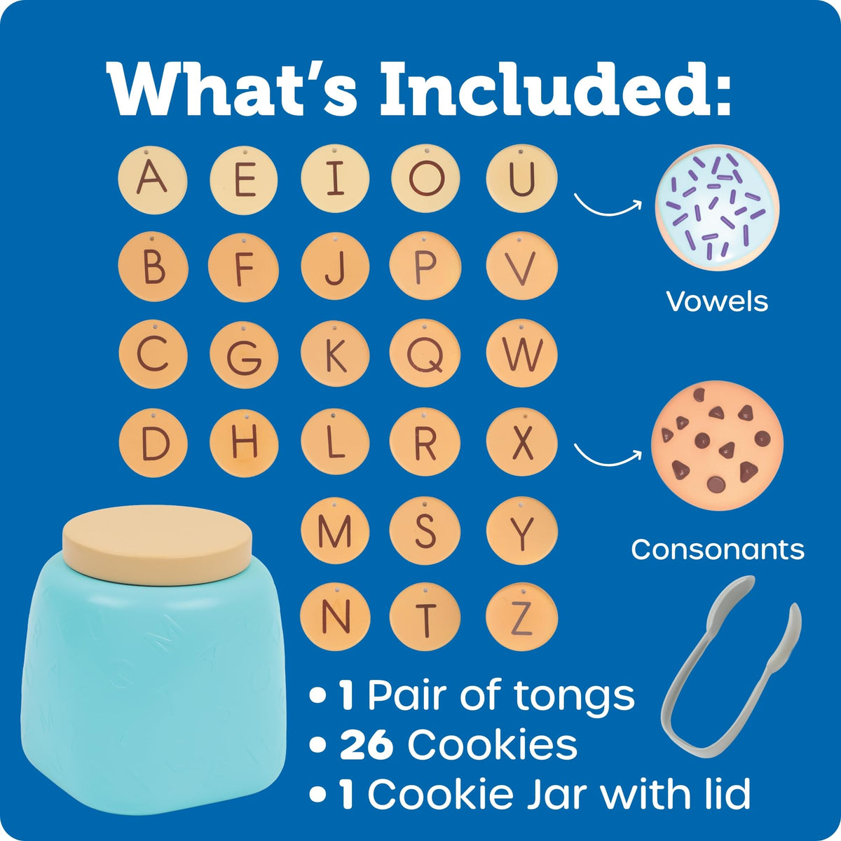 Learning Resources Alphabet Cookie Jar classroom-ready for preschool activities and home learning.