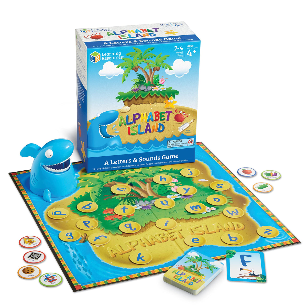 Learning Resources Alphabet Island board for hands-on early literacy exploration