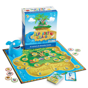 Learning Resources Alphabet Island board for hands-on early literacy exploration
