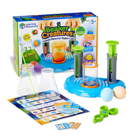 Learning Resources Beaker Creatures reactor base setup for hands-on chemistry exploration.
