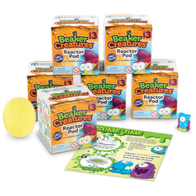 Learning Resources Beaker Creatures Series 3 pod reveals bubbling reaction for kids hands on discovery