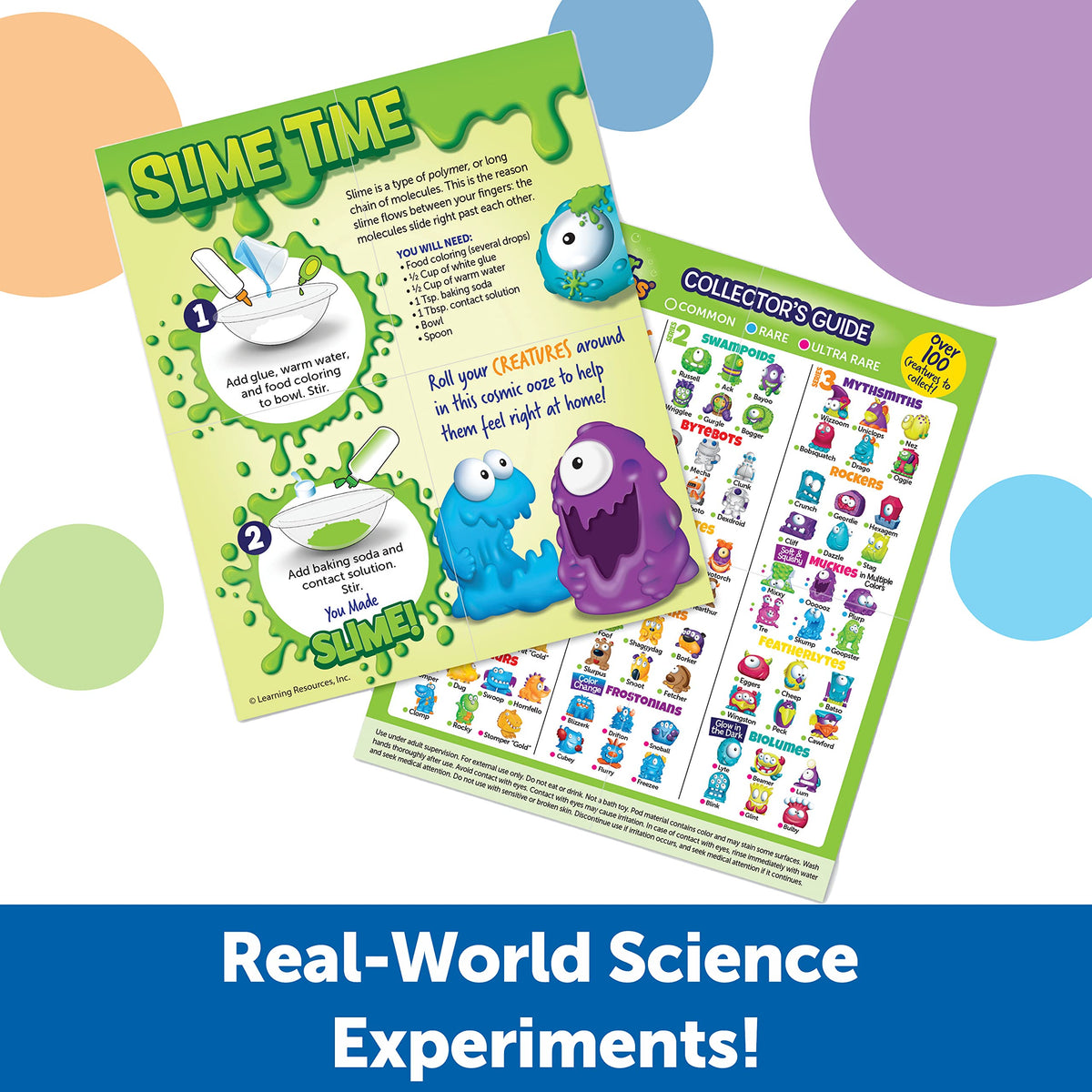 Learning Resources Beaker Creatures Series 3 bubbling reaction in Reactor Pod reveals creature