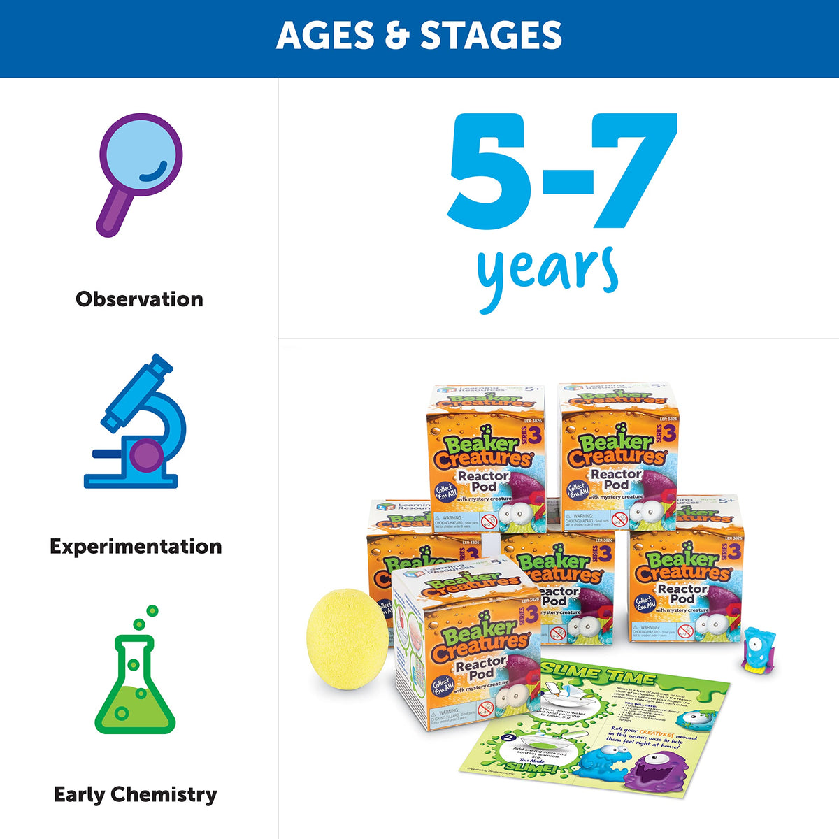 Learning Resources Beaker Creatures Series 3 STEM activity to spark inquiry during homeschool