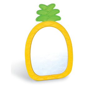 Mirror attachment supports self-reflection and emotional recognition with Learning Resources Pineapple.