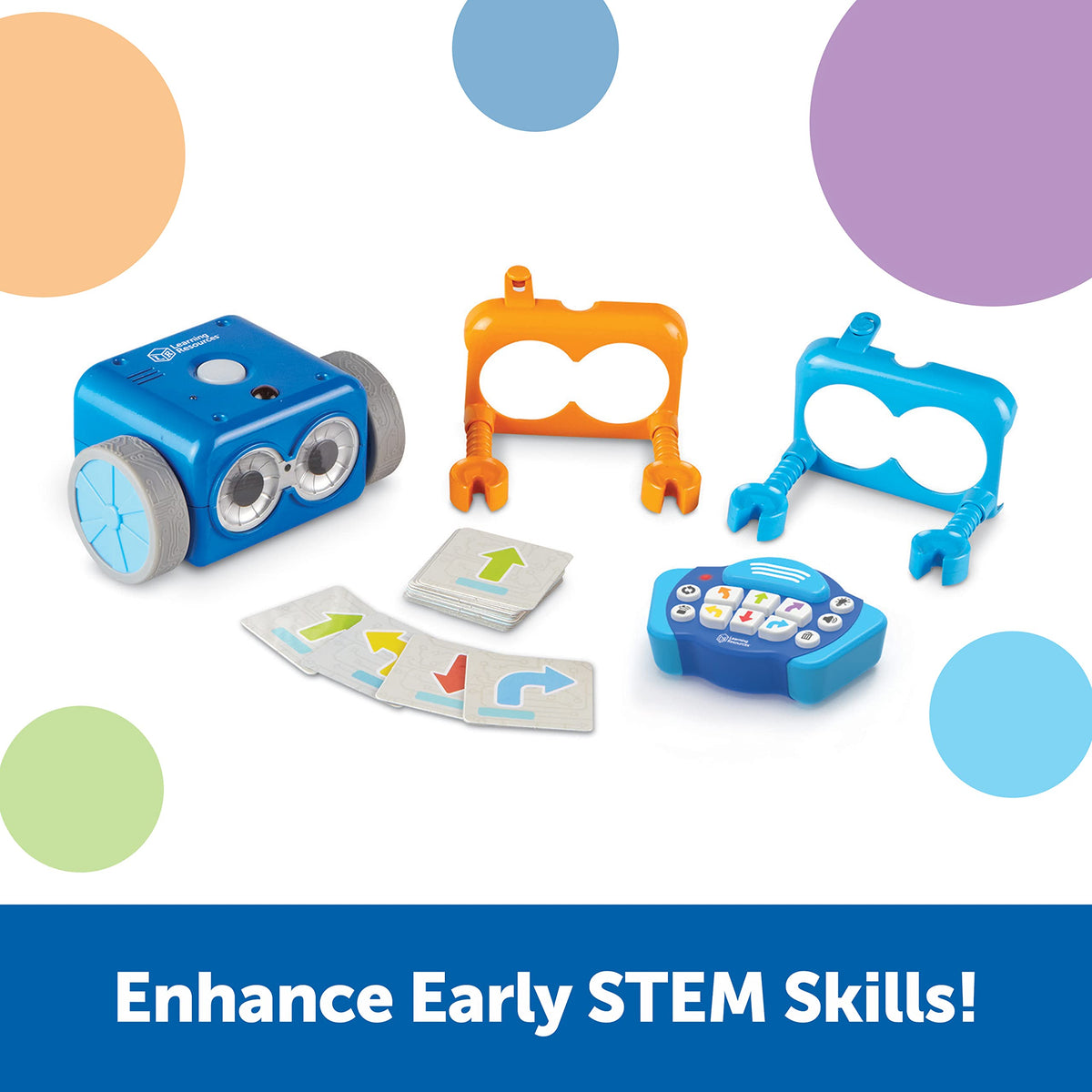 Learning Resources Botley 2.0 remote programmer enables simple command control.