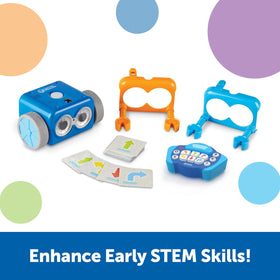 Learning Resources Botley 2.0 remote programmer enables simple command control.