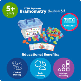 Durable Brainometry pieces endure active classroom play and daily use.