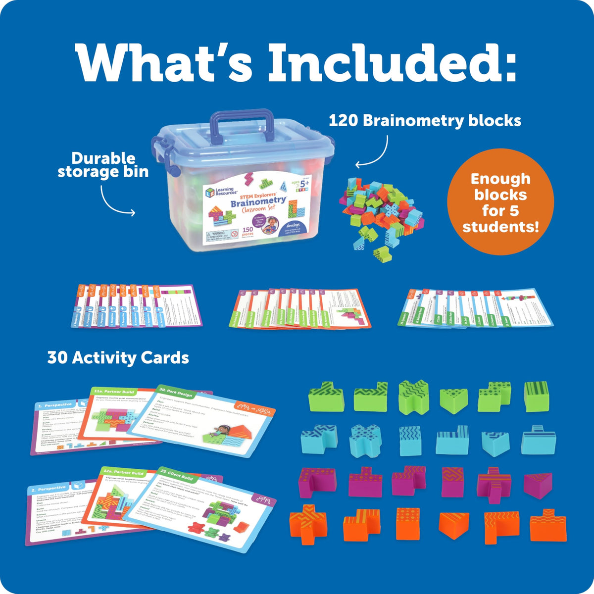 Educators trust Learning Resources Brainometry for engaging STEM activities.