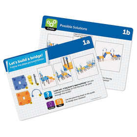 Design challenge cards from Learning Resources inspire guided, hands-on learning.