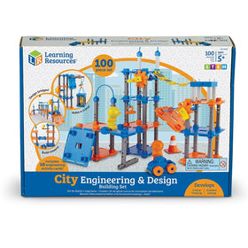 Sticker sheet included to personalize Learning Resources city models during play.