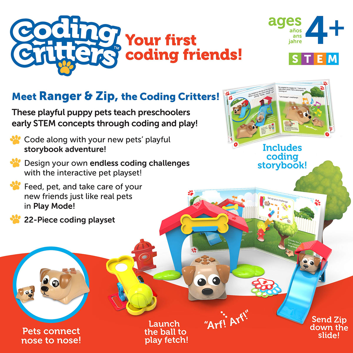 Classroom-ready Learning Resources Ranger & Zip for screen-free coding practice