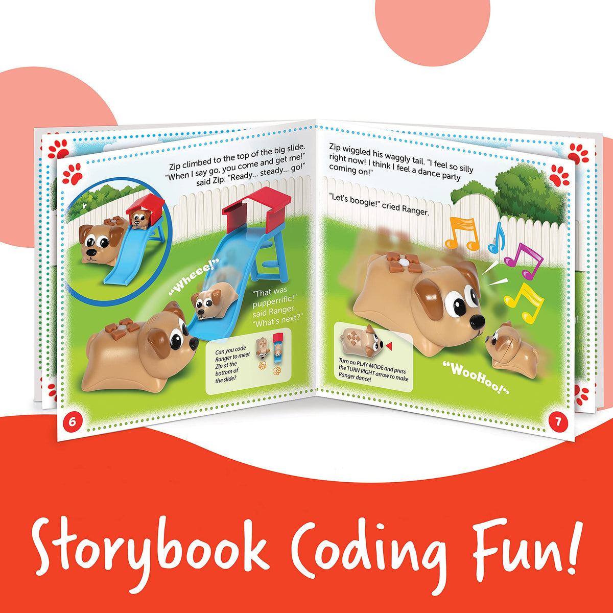 Zip and Ranger interactive pets support hands-on learning and imagination