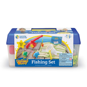 Learning Resources complete 11-piece fishing adventure set engages kids ages 3+.