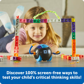 Learning Resources Cooper STEM Robot side view shows compact classroom companion