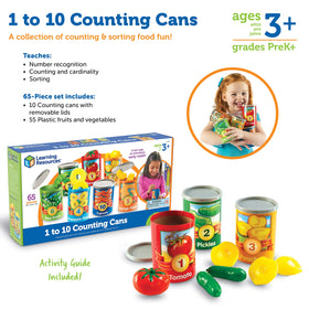 Learning Resources set being sorted by color and size supports visual learning