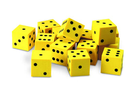 Learning Resources dice in hand for ages 3 and up