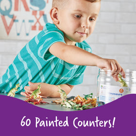 Learning Resources dinosaur counters Brachiosaurus figure enhances counting and classroom-friendly play.