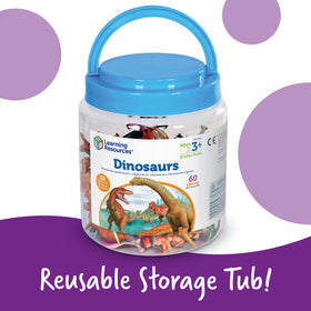 Learning Resources dinosaur counters Parasaurolophus figure invites sorting and grouping activities.