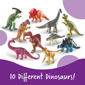 Learning Resources dinosaur counters Stegosaurus figure supports sorting and early math exploration.