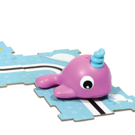 Learning Resources Dipper Narwhal black-line-paths highlights guiding along paths to build sequencing skills