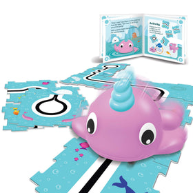 Learning Resources Dipper Narwhal interactive-pet shows a hands-on screen-free coding experience