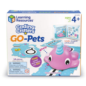 Learning Resources Dipper Narwhal ocean-themed-pieces feature tactile blocks for creative STEM play