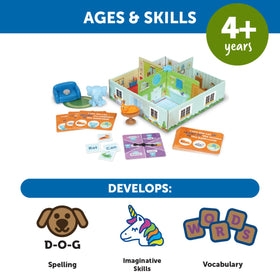 Learning Resources Elephant in the Room durable figures rug and divider support immersive learning