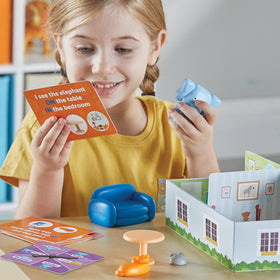 Learning Resources Elephant in the Room four room setup to create scenes and prompts