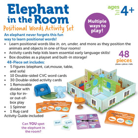 Learning Resources Elephant in the Room storage keeps play area tidy after sessions