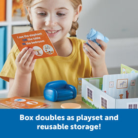 Learning Resources Elephant in the Room 10 CVC word cards for early spelling practice