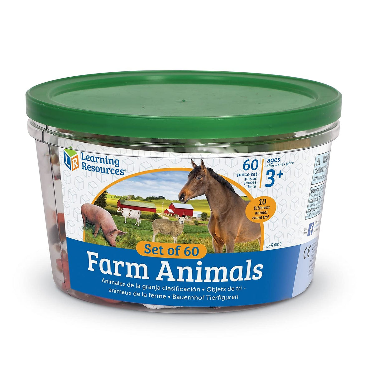 Learning Resources hen counter friendly farm figure supports counting and imaginative play