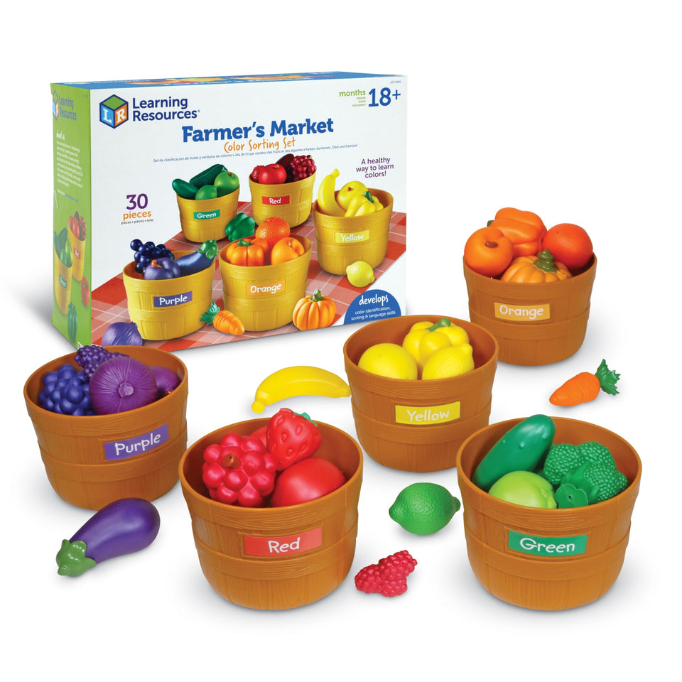 Learning Resources Farmer's Market eggplants for color-recognition play