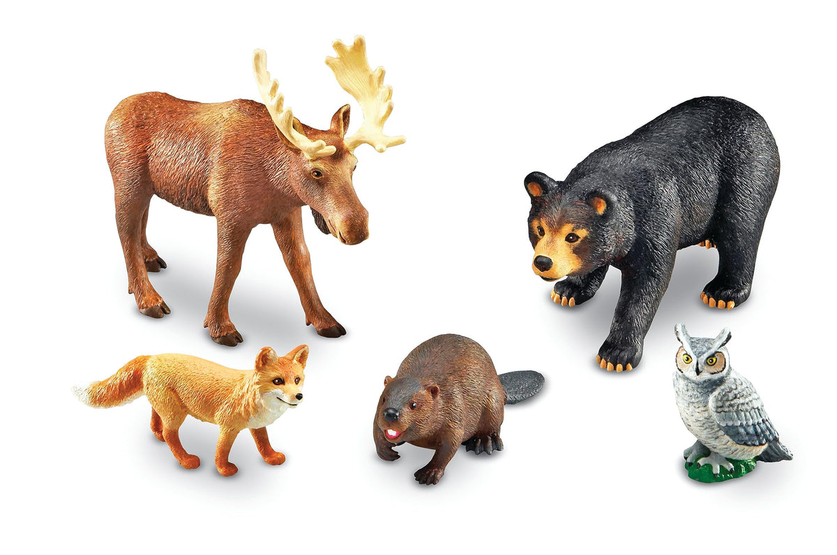 Learning Resources forest-animals storage box for organization after play