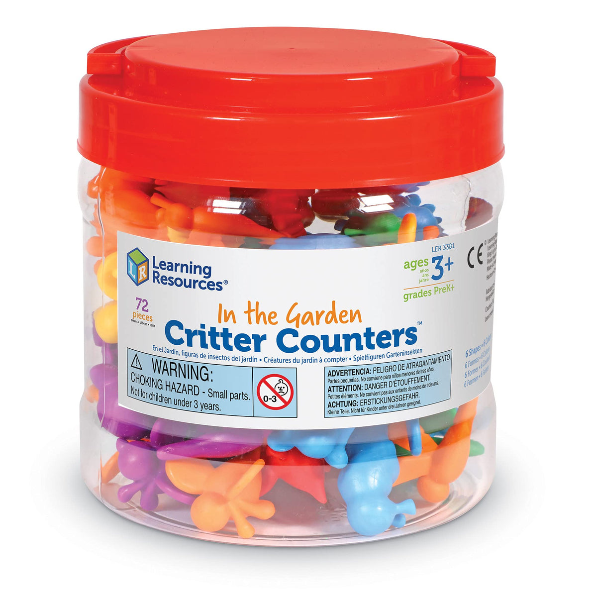 Learning Resources Garden Critter Counters snail counter supports sorting and early number sense