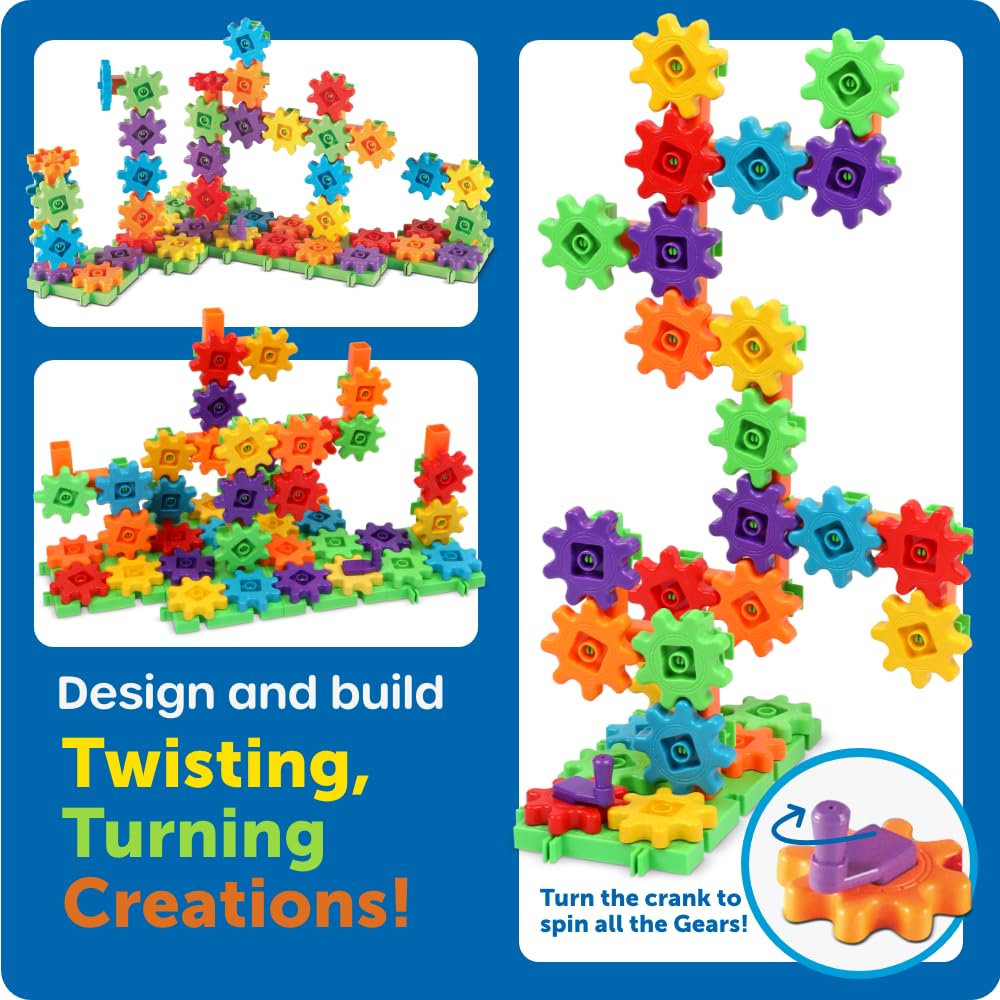 Learning Resources Gears! Gears! Gears! activity guide sparks guided exploration and new build ideas