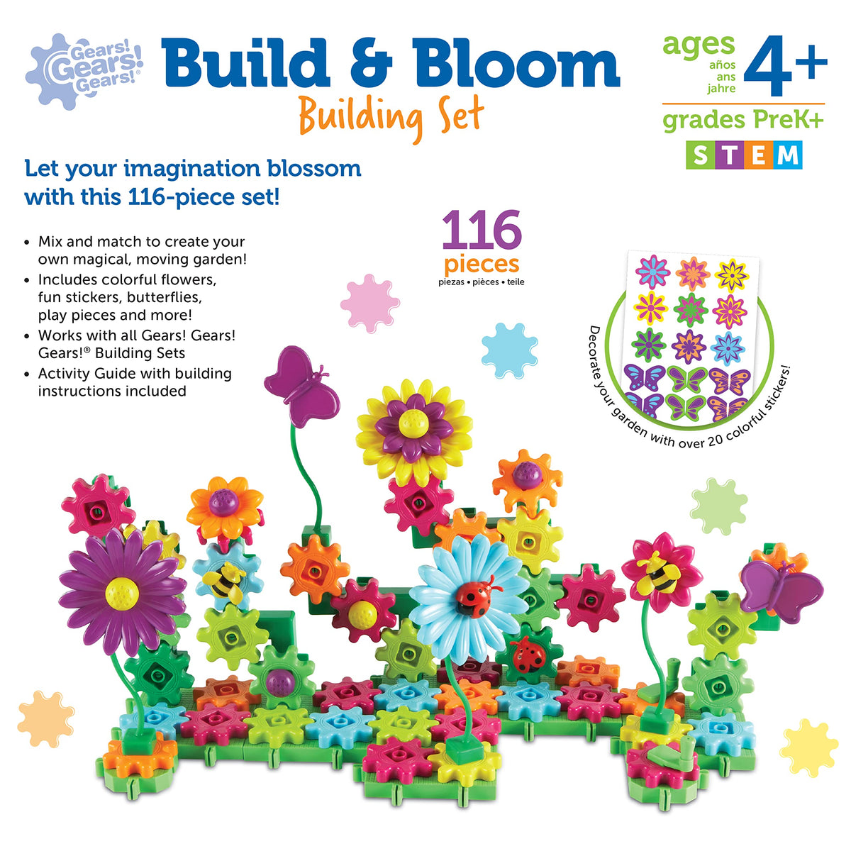 Learning Resources Gears Build & Bloom garden play encourages collaborative learning