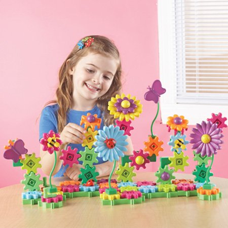 Learning Resources Gears Build & Bloom gears demonstrate spinning motion for hands-on exploration