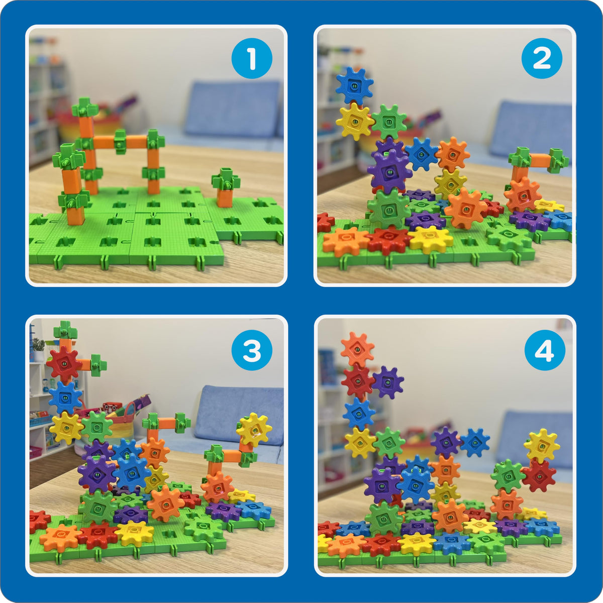 Learning Resources durable plastic construction withstands active, repeated use at home or school.